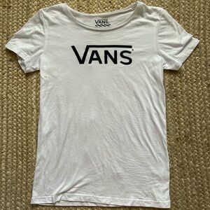 Vans White Graphic Tee